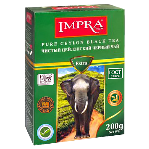  Чай Импра в зеленая пачка 200гр. мелколистовой 