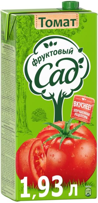  Сок Фруктовый сад томатный 1,93л  