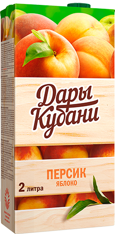  Нектар Дары Кубани Персиково-яблочный 2л 