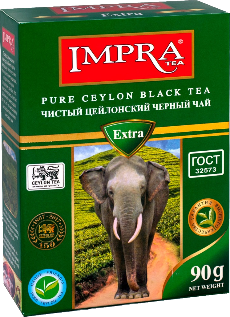  Чай Импра в зеленая пачка 90гр. мелколистовой 