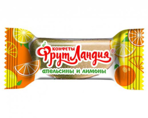Конфеты ФрутЛандия Апельсинов и лимонов ф/п Славянка