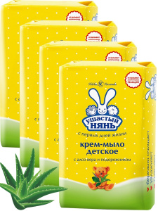 Мыло-крем Ушастый Нянь дет.90г Алоэ
