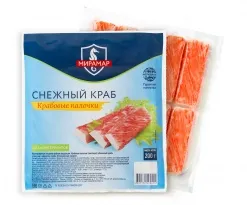 Крабовые палочки Снежный краб 200г охлажденные  Мирамар
