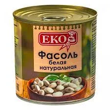 Консервы овощные Фасоль ЕКО белая в с/с 400г ж/б ключ