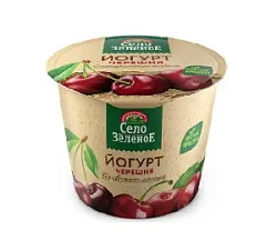 Йогурт Черешня   3,5% Пл/ст  0,12 кг  Село Зеленое