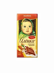 Шоколад " Аленка с миндалем" 75г Кр.Окт