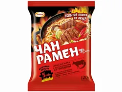 Лапша корейская б/п Чан Рамен Со вкусом острой говядины 120г