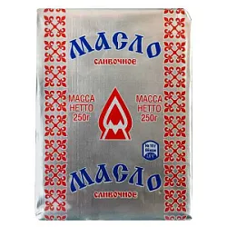 Масло слив. 72,5% Крестьянское 230г .БЗМЖ Ополье
