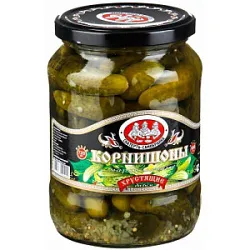 Консервы овощные Корнишоны хрустящие 720мл Скатерть-Самобранка ст/б