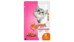 Корм для кошек Мурчик мясное ассорти в соусе 75г