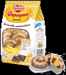 Пряники Домашние банан-шок.глазир. 350г Сл.Слобода