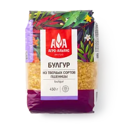 Крупа пшеничная Булгур Классик 450г Агро-Альянс