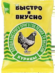 Лапша Б/пр.Анаком Быстро и Вкусно курица 70г пакет