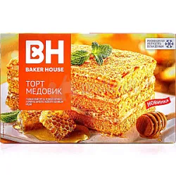 Торт Baker house Медовик 350г Раменск