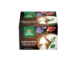 Сыр Камамбер бел плес 50% 0,1кг Село Зеленое