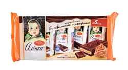 Пирожное бисквитное Аленка вкус вареная сгущенка 200г