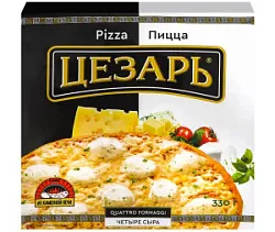 Пицца Цезарь 4 сыра зам. 390гр Морозко