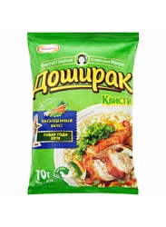 Лапша быстрого приготовления Доширак Курица Квисти 70г пак,