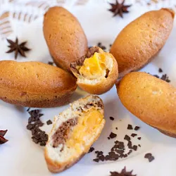 Кекс Арго с кремом со вкусом апельсина Сладкий рай