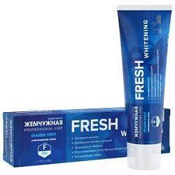 Зубная паста Жемчужная Prof Fresh & Whitening 100гр