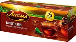 Чай ЛИСМА Крепкий черный 25 пак.