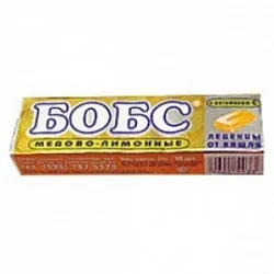 Леденцы Бобс медово-лимонный и витамином С 35г