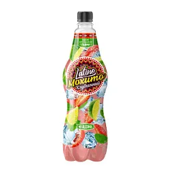 Коктейль Латино Мохито освежающий со вкусом клубники 1л ПЭТ