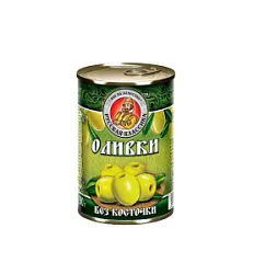 Консервы овощные Оливки без косточки 300г Русская классика
