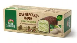 Сырок тв с фисташкой в мол шок. 20% 0,045 кг ТМ Село Зеленое