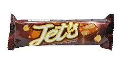 Батончик JET S с печеньем и мягкой карамелью 42г КДВ