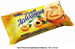 Рулет Раменск "Домашний" абрикос 150г