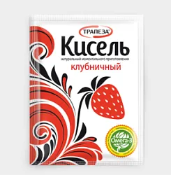 Кисель моментальный Клубника 20г Трапеза