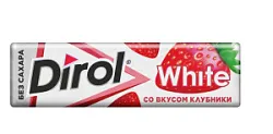 Жевательная резинка Dirol WHITE Клубника 13,6г