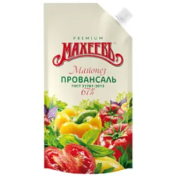 Майонез Махеев Провансаль 67% 190мл с доз