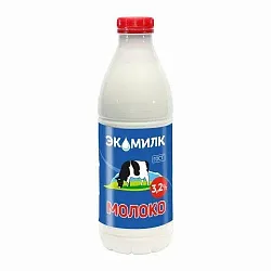 Молоко 3,2% 900мл ЭкомилкПЭТ