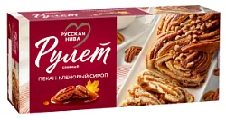 Рулет слоеный Твист Пекан-кленовый сироп 300г Русская Нива