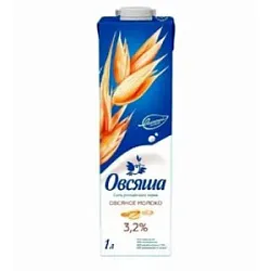 Напиток ОВСЯША овсян.,обогащ.витам.и мин.веществ. 3,2% 1л