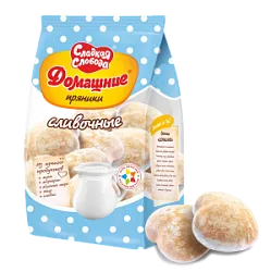 Пряники Домашние сливочные  глазир. 350г Сл.Слобода