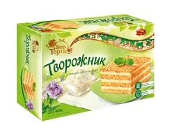 Торт Творожно-йогуртовый 400г Черемушки