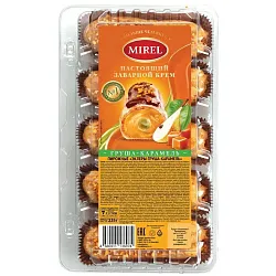 Эклеры груша-карамель 235г Mirel