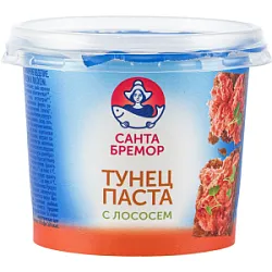 Паста с тунцом и лососем 140гр Санта Бремор