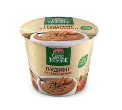 Пудинг Карамель 3% 0,12кг Село Зеленое