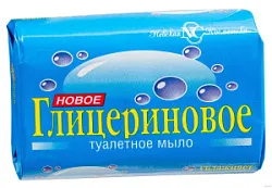 Мыло туалетное  Новое Глицериновое 90г