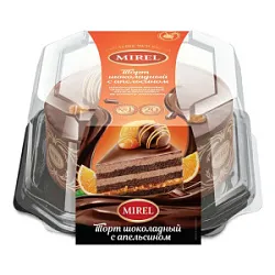 Торт Шоколадный с апельсином 700гр Mirel