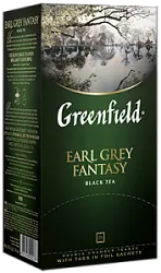 Чай пак.Greenfield Earl Grey Fantasy black tea в термосаше 2г*25  427