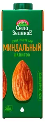 Напиток ALMOND-миндальное 1,8% 1л ТМ Село Зеленое,Sguare