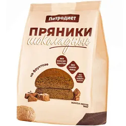Пряники Петродиет"Шоколадные" на фруктозе 350г
