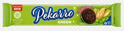 Печенье Pekarro green с какао с фисташковой начинкой и взрывной карамелью 95г