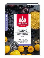 Крупа Пшено золотое в вар/пак 5*80г Агро-Альянс
