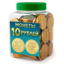 Монеты 10 рублей золотом 7г